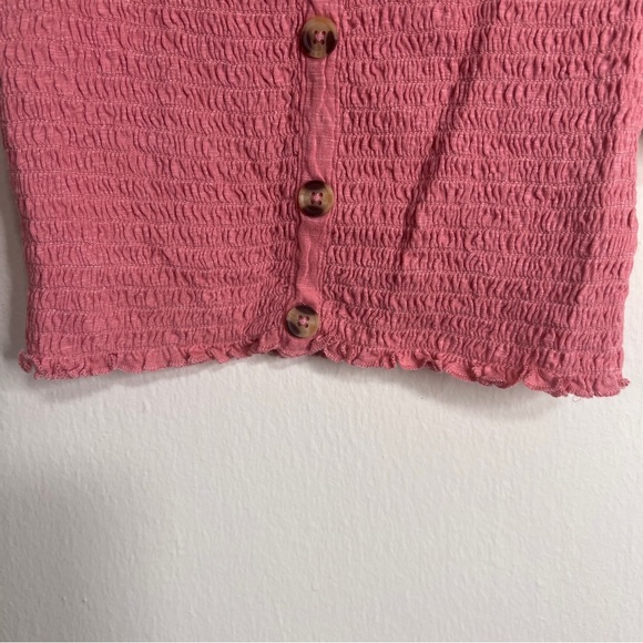 NWT Mudd Dusty Pink Crop Top - Picture 4 of 9